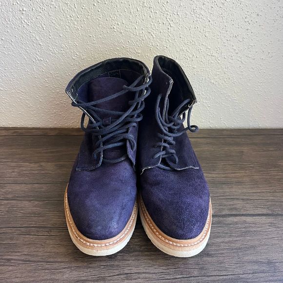 FreeBird Wheeler Navy Suede Ankle Boots Mens Size 10 US - Picture 2 of 9